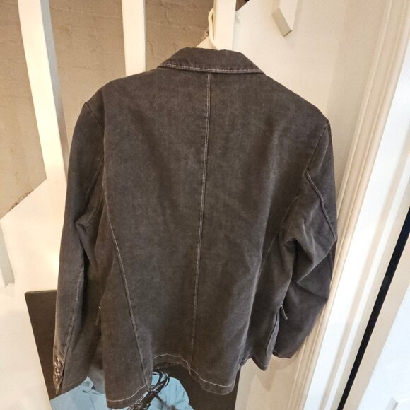 Dark Grey, Tom Hardy, Denim Blazer - Picture 6 of 6